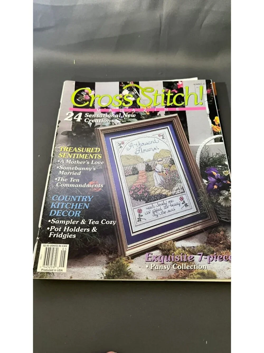 Vintage Cross Stitch Magazine Lot—5 Issues Filled With Creative Inspiration